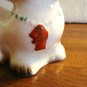 Ceramic cat kitten still bank fish necklace stopper intact vintage cm1460