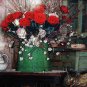 Fat Cat in the Rocking Chair Jenny Wolpert manipulated image art print double matted signed cm1466