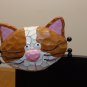 Chalkboard with cat head, tail, paws fun piece vintage cm1490