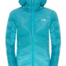 The North Face Fuseform Dot Matrix Hooded Down Jacket - Women's Kokomo Green ...