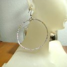 Earrings - Glass beaded hoop earrings, handmade, Pastel, Spring Color Jewelry