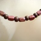 Two Handmade Wood Beaded unisex Necklaces, Jewlery
