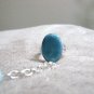 Blue & Teal  Beaded Harem/Slave Bracelet, Handmade, Glass Pearl Beaded Jewelry