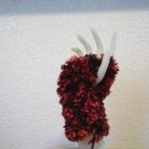Crochet Fingerless Gloves, Red and Black, Hand warmer Wristers Crochet Fingerless Gloves, Red and Black, Hand warmer Wristers