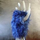 Blue Tattered Looking Fingerless Gloves, Hand warmers, wristers, Handmade Blue Tattered Looking Fingerless Gloves, Hand warmers, wristers, Handmade