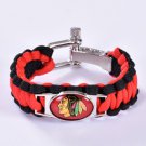 Chicago BlackHawks ParaCord Bracelet