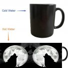 moon wolf mugs heat reveal coffee mugs cold hot sensitive whisky art transforming porcelain tea