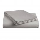 MISR Linen King/Super King Silver 3PCs Duvet Set Egyptian Cotton 400 Thread Count