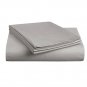MISR Linen King/Super King Silver 3PCs Duvet Set Egyptian Cotton 400 Thread Count