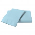 MISR Linen King/Super King Light Blue 3PCs Duvet Set Egyptian Cotton 400 Thread Count