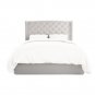 MISR Linen King/CalKing White Solid 3PCs Duvet Set Egyptian Cotton 400 Thread Count