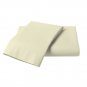 MISR Linen King/CalKing Ivory Solid 3PCs Duvet Set Egyptian Cotton 400 Thread Count
