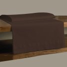 MISR Linen King Chocolate Solid 3Pcs Flat Sheet Egyptian Cotton 400 Thread Count