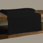 MISR Linen King Black Solid 3Pcs Flat Sheet Egyptian Cotton 400 Thread Count