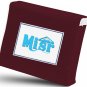 MISR Linen Full Burgundy Solid Box Pleated BedSkirt Egyptian Cotton 400 Thread Count 15 Inch Drop