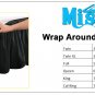 MISR Linen Full Burgundy Solid Wrap Around BedSkirt Egyptian Cotton 400 Thread Count 18 Inch Drop