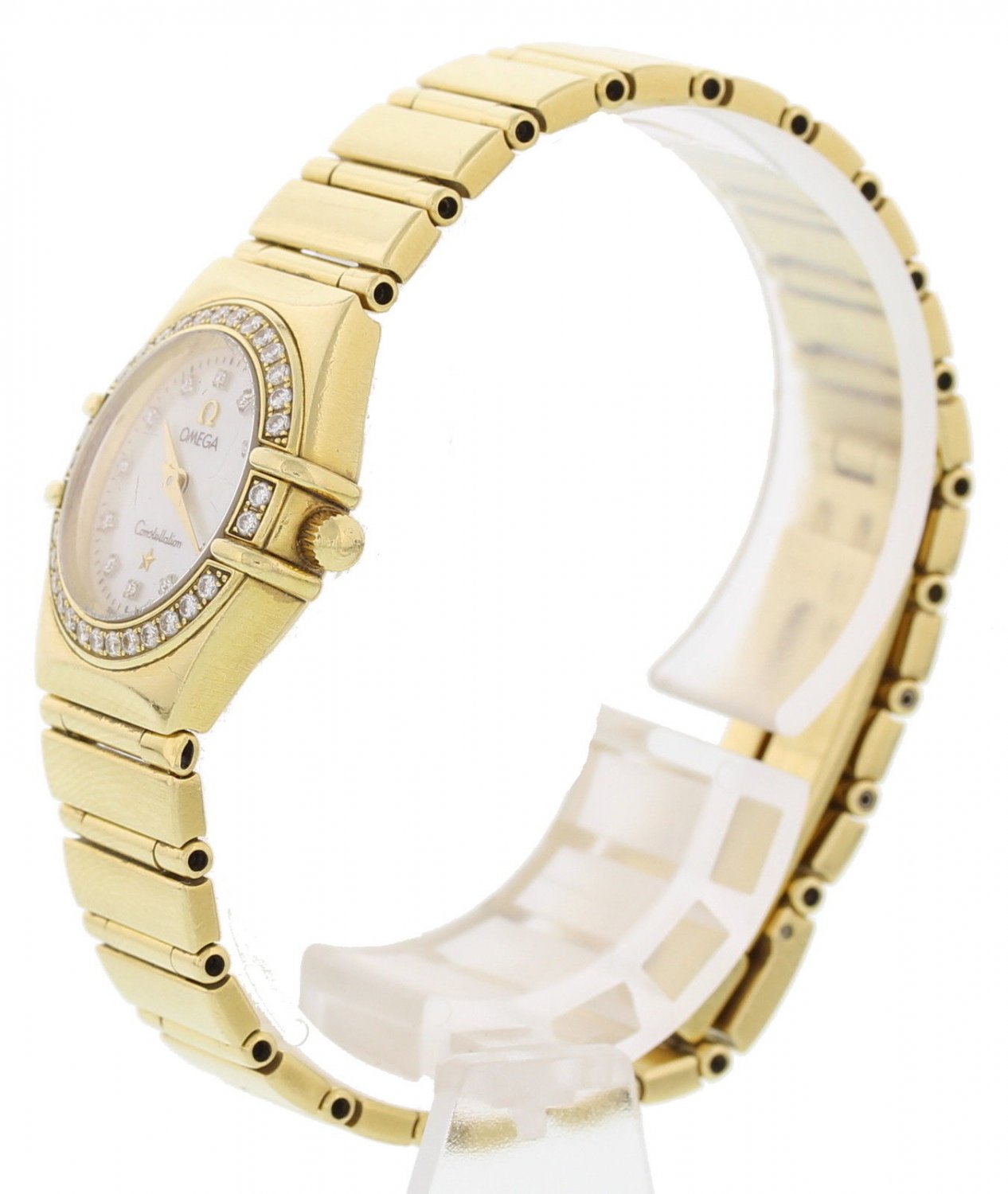 Ladies Omega Constellation 18k YG & Diamonds