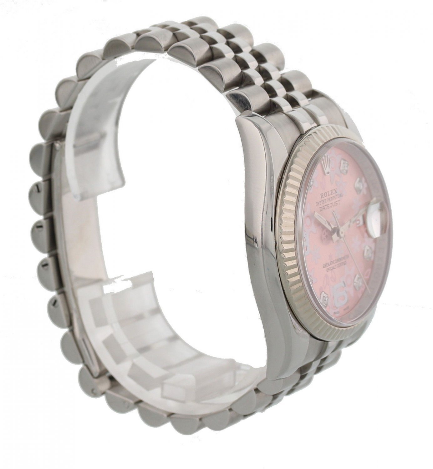 Rolex Oyster Perpetual Datejust Floral Diamond Dial 116234