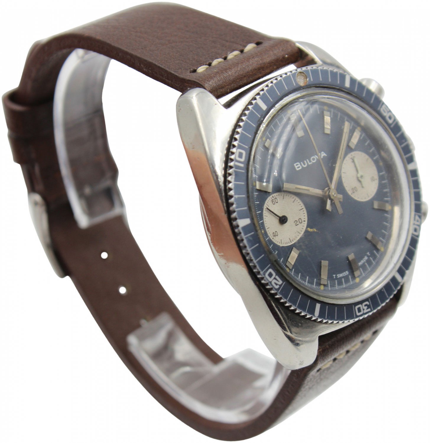 Men's Vintage Bulova Chronograph Stainless Steel