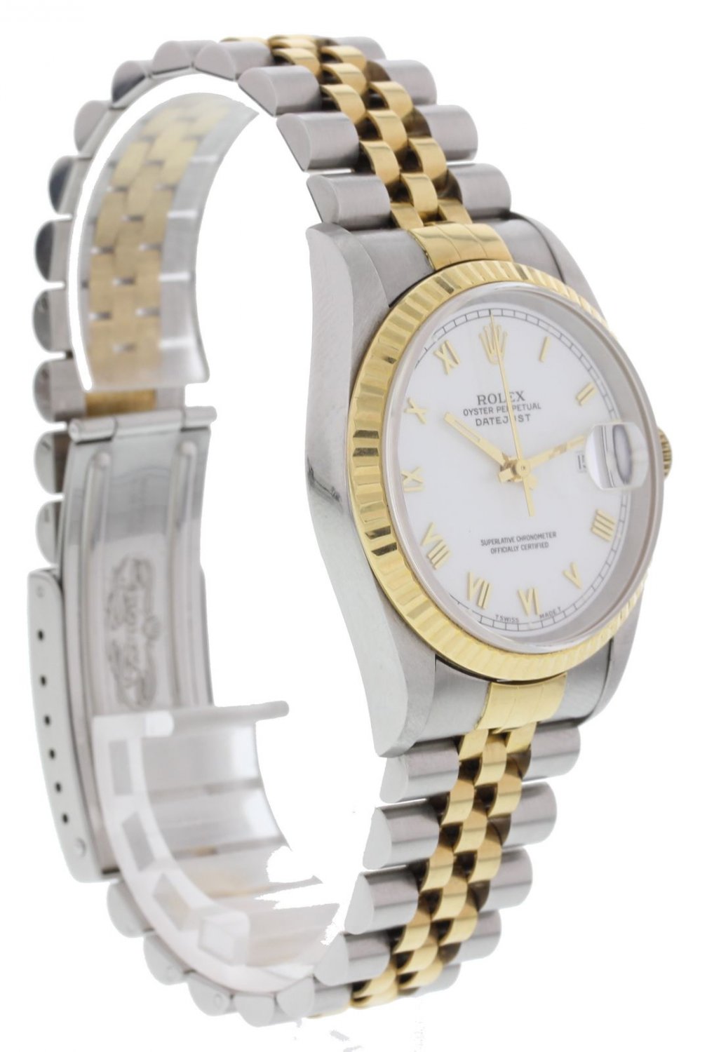 Rolex Oyster Perpetual Datejust 16233 18k Yellow Gold & SS