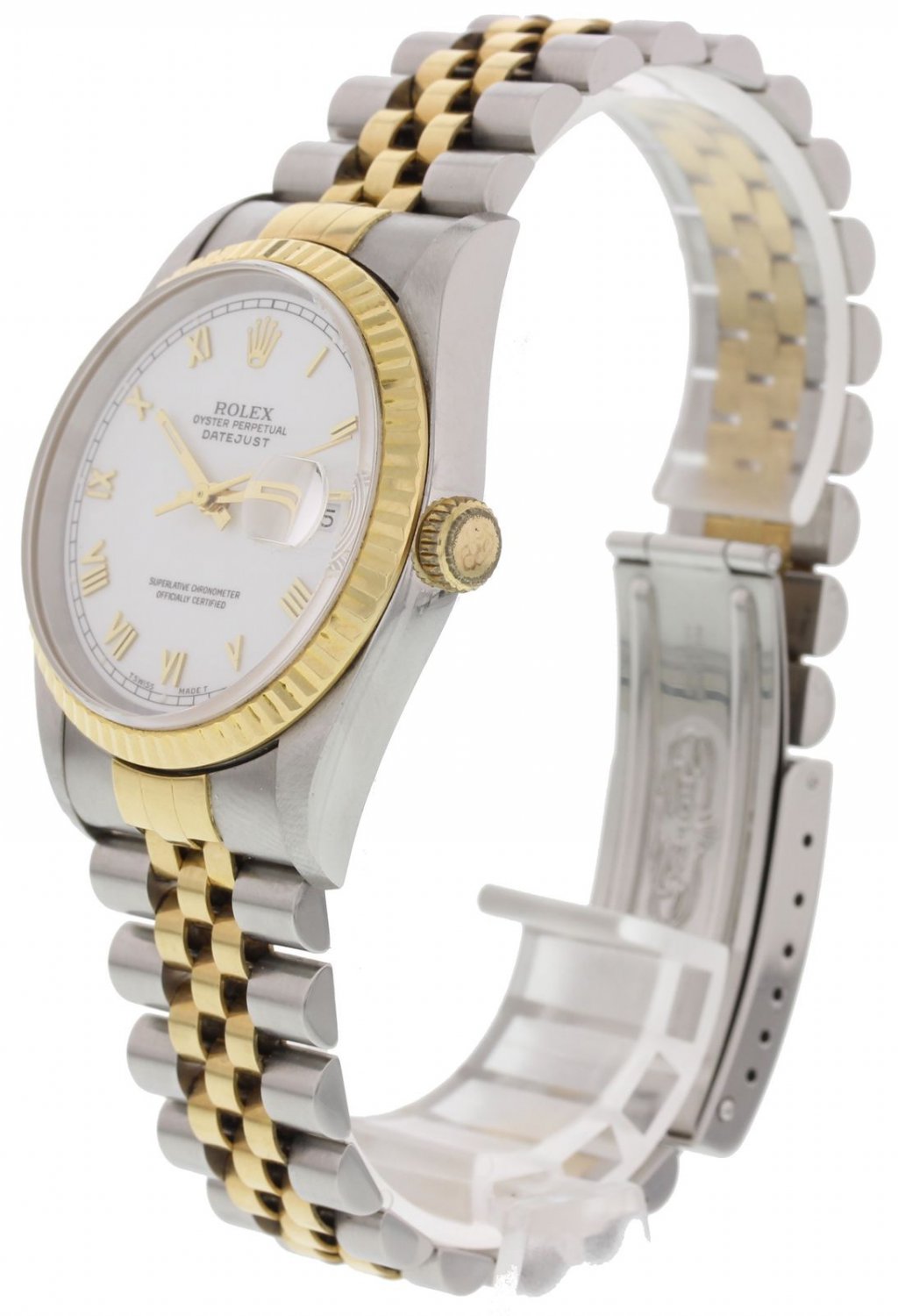 Rolex Oyster Perpetual Datejust 16233 18k Yellow Gold & SS