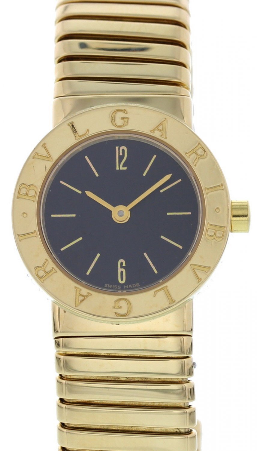 Ladies Bvlgari Tubogas 18K Yellow Gold Watch BB 23 2T