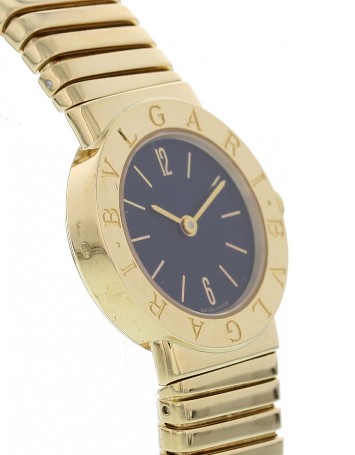 Ladies Bvlgari Tubogas 18K Yellow Gold Watch BB 23 2T