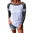 Versity Stripe Black Raglan Long Sleeve T Shirt Autumn Patchwork Shirts Tee Baseball Top YG250340-2 Versity Stripe Black Raglan Long Sleeve T Shirt Autumn Patchwork Shirts Tee Baseball Top YG250340-2