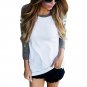 Versity Stripe Dark Gray Raglan Long Sleeve T Shirt Autumn Patchwork Shirts Tee Baseball Top