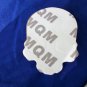 Skull and Bones Bone Heavy 3M Metal Sticker Emblem Chrome