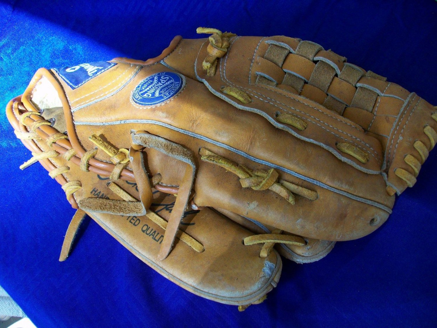 13" Spalding Jack Clark Baseball Glove Mitt 42-527 Performance Series Leather