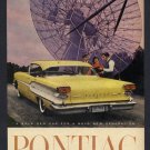 1958 PONTIAC 4-DOOR CAR VINTAGE MAGAZINE PRINT ART AD