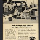 1958 RAYTHEON MANUFACTURING COMPANY ELECTRONIC MARINE RADIO RADAR PRINT AD