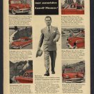 1953 LOWELL THOMAS CBS NETWORK IN KAISER CAR VINTAGE MAGAZINE PRINT AD