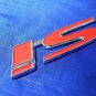 Red Si Emblem Decal Sticker Badge Rear Trunk Grill Car Fits Honda Civic