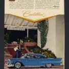 1958 CADILLAC FLEETWOOD DEL MONTE LODGE GOWN TRAVILLA FASHION AD