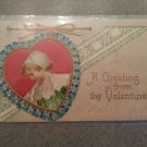 Vintage Postcard Valentines Day  VTG 1909 PRINTED IN GERMANY EMBOSSED
