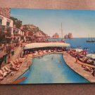VINTAGE POSTCARD1960 CASA DEL GIORNALE NAPOLI SONG OF THE SEA SWIMMING POOL