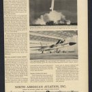 1958 NORTH AMERICAN AVIATION NAA SUPERSONIC BOMBER A3J VIGILANTE PLANE PRINT AD
