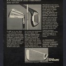 1968 WILSON X-31 IRONS PRECISION CRAFTSMANSHIP GOLF CLUB SPORT VINTAGE PRINT AD