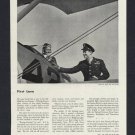 1944 BOEING B-29 SUPERFORTRESS PILOT WITH CAYDET PT-17 VINTAGE WARPLANE PRINT AD