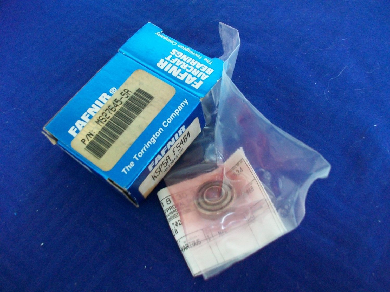 Fafnir "THE TORRINGTON COMPANY" CESSNA Textron Bearing KSP5A MS276455A