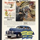 1940 '40 OLDSMOBILE HYDRA-MATIC DRIVE SEDAN VINTAGE MAGAZINE CAR PRINT AD