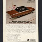 1966 CHRYSLER NEWPORT COUPE HARDTOP  VINTAGE MAGAZINE PRINT CAR AD