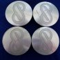 Enkei Custom Wheel Center Cap Machined Finish 2 5/16" set of 4