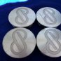 Enkei Custom Wheel Center Cap Machined Finish 2 5/16" set of 4