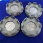 Enkei Custom Wheel Center Cap Machined Finish 2 5/16" set of 4