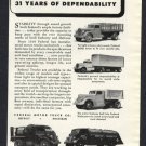 1941 FEDERAL MOTOR TRUCK CO. DETROIT MICHIGAN VINTAGE MAGAZINE PRINT AD