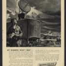 VINTAGE MAGAZINE AD M-33 ANTI-AIRCRAFT FIRE-CONTROL SYSTEM 1954 WESTERN ELECTRIC