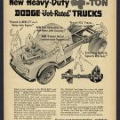 1950 '50 DODGE JOB RATED TRUCKS 4-TON HEAVY DUTY VINTAGE MAGAZINE TRUCK PRINT AD